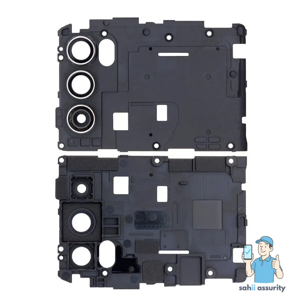 Camera Lens Glass with Frame for Motorola Moto G60 Grey